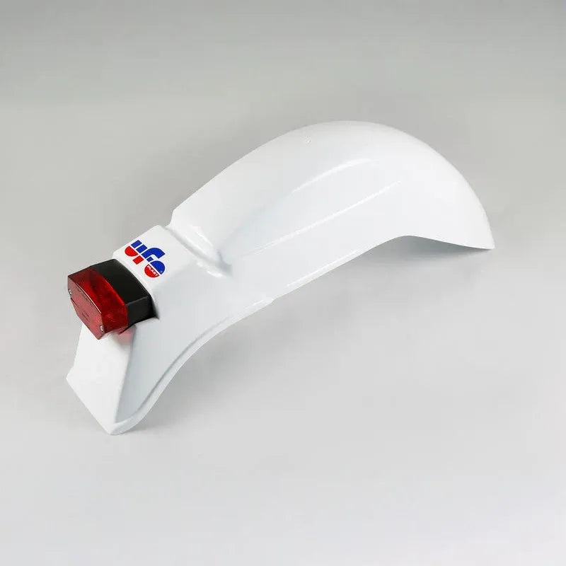 UFO Plast PLASTIC REAR FENDER, WHT/WHT