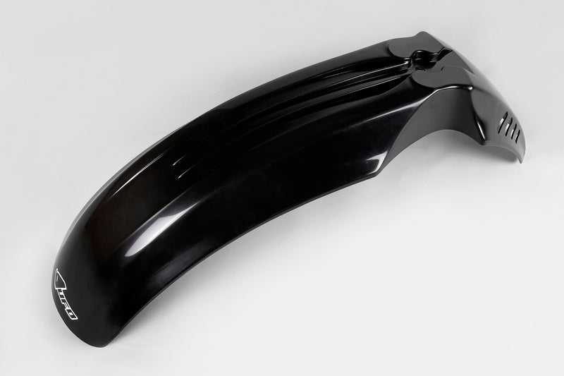 UFO Plast PLASTIC FRONT FENDER, BLK/BLK