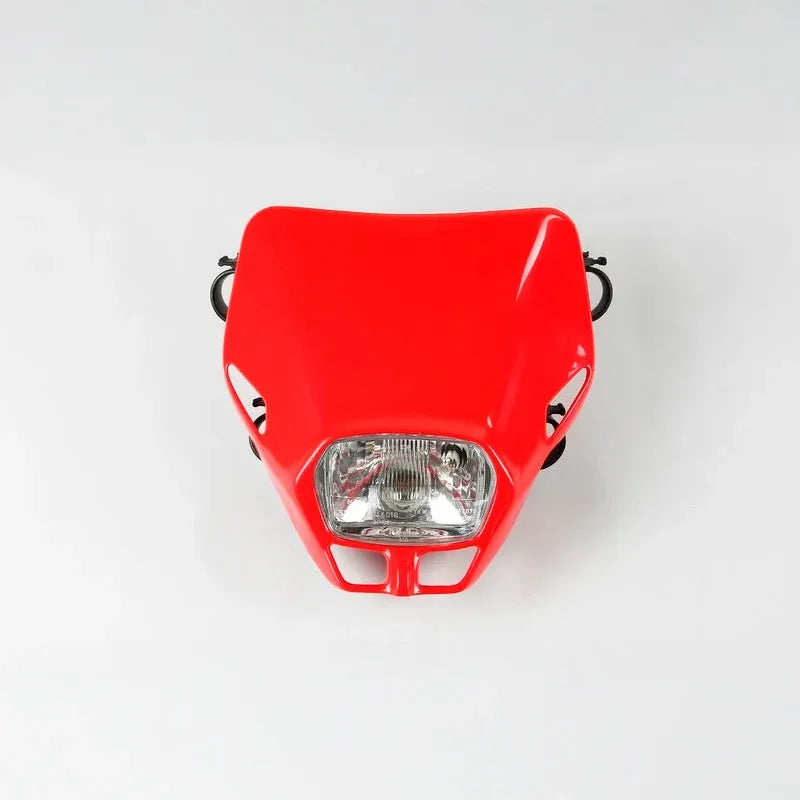 UFO Plast HEADLIGHT FIREFLY, RED/RED