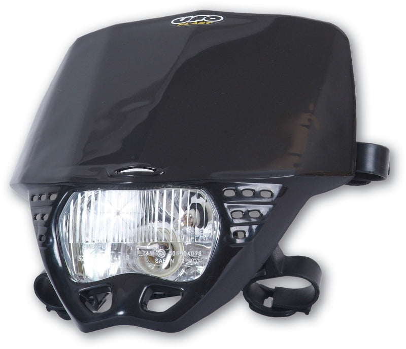 UFO Plast HEADLIGHT CRUISER, BLK/BLK