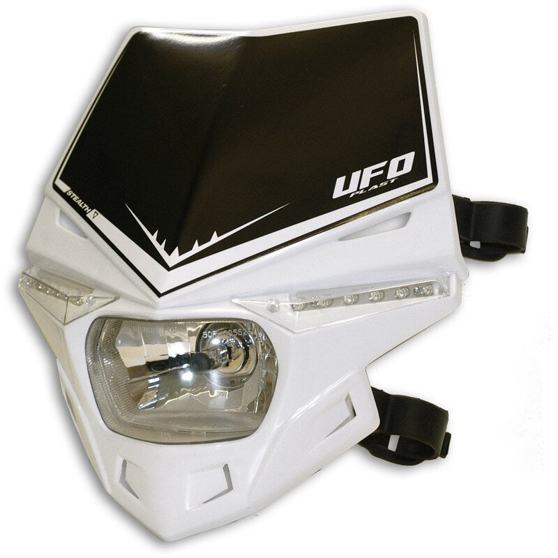 UFO Plast HEADLIGHT STEALTH, WHT/WHT