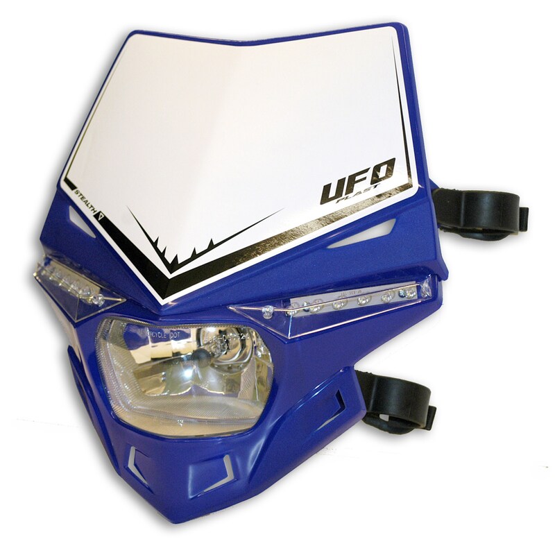 UFO Plast HEADLIGHT STEALTH, BLU/BLU