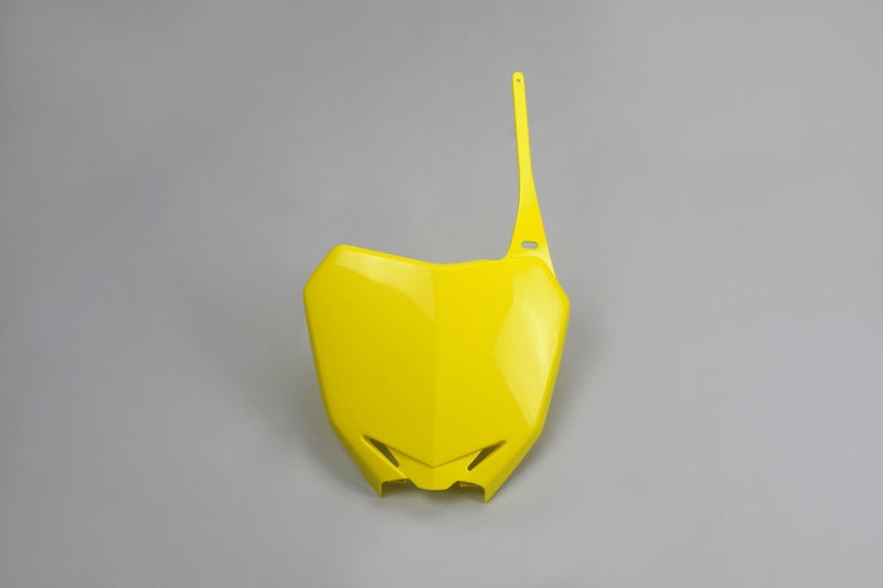 UFO Plast PLASTIC FRONT PLATE, YEL/YEL