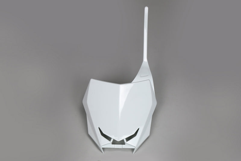 UFO Plast PLASTIC FRONT PLATE, WHT/WHT