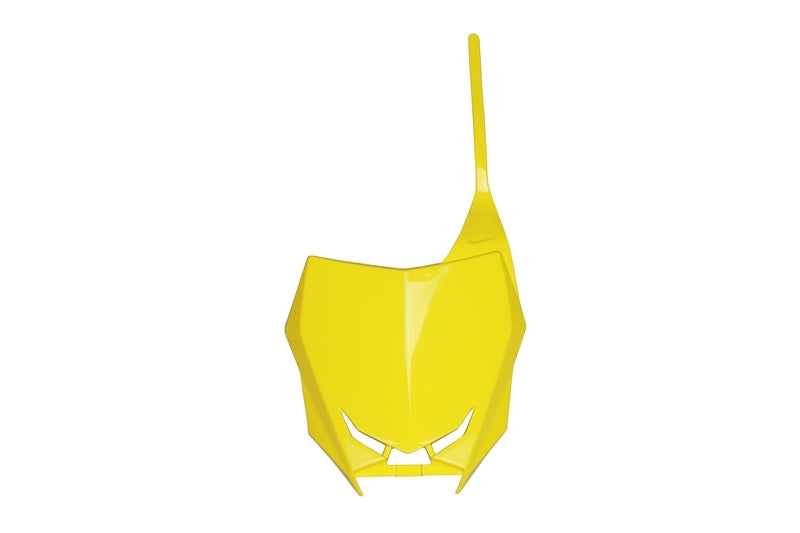 UFO Plast PLASTIC FRONT PLATE, YEL/YEL