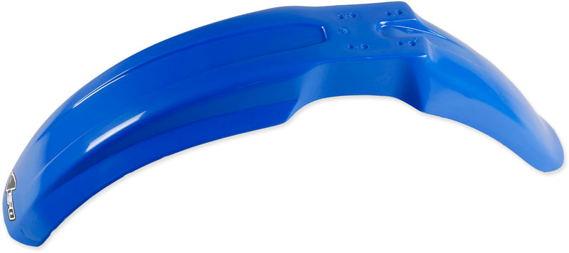 UFO Plast PLASTIC FRONT FENDER, BLUE/BLUE