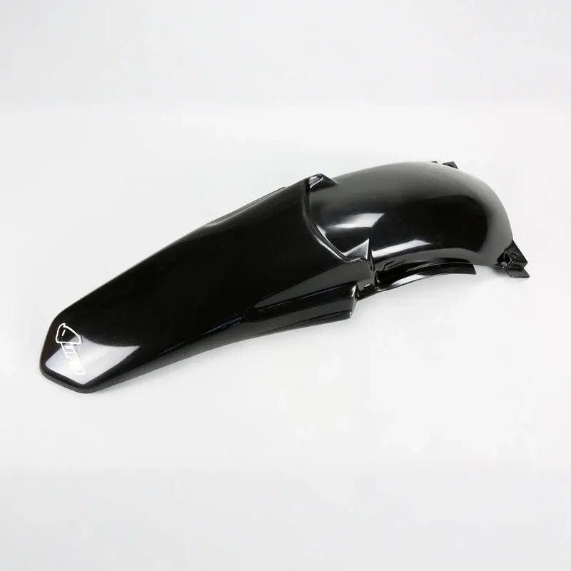 UFO Plast PLASTIC REAR FENDER, BLK/BLK