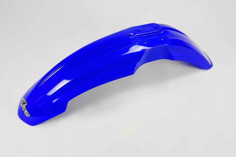 UFO Plast PLASTIC FRONT FENDER, BLUE/BLUE