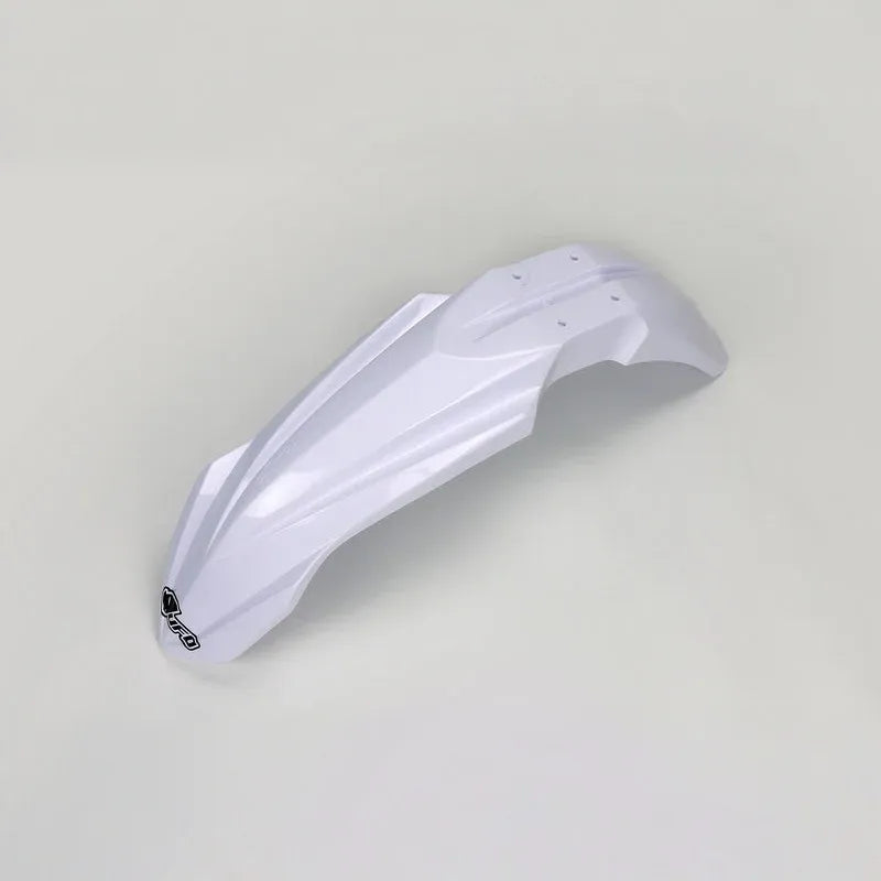 UFO Plast PLASTIC FRONT FENDER, WHT/WHT