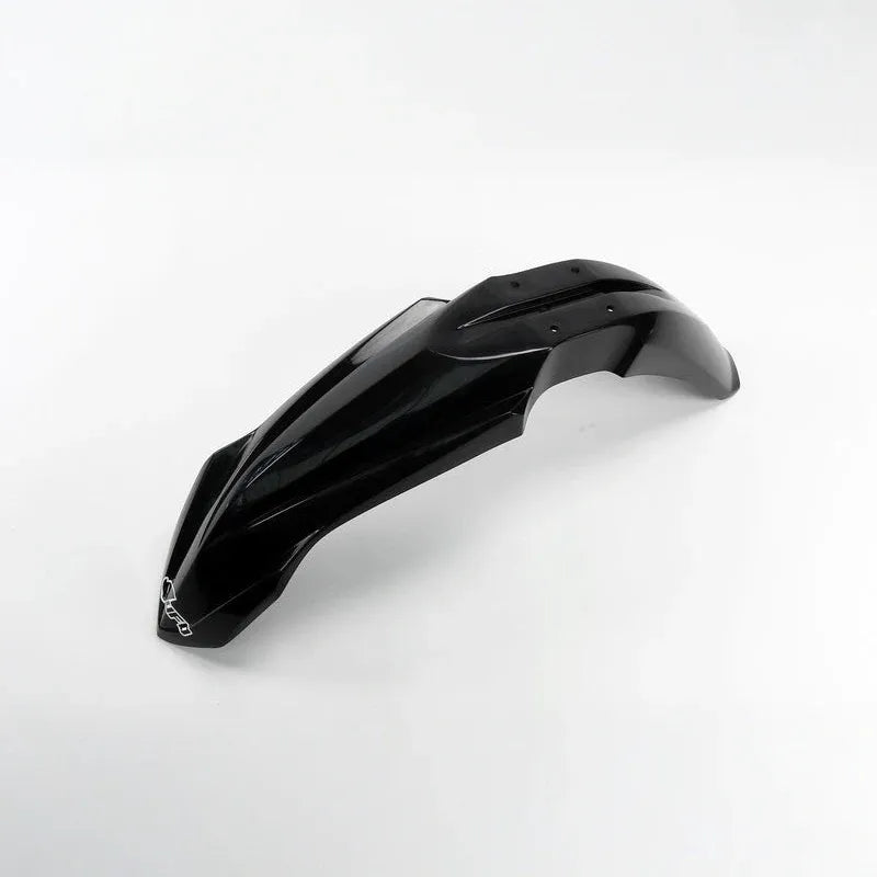 UFO Plast PLASTIC FRONT FENDER, BLK/BLK