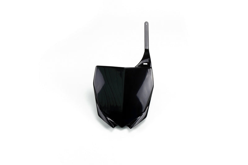 UFO Plast PLASTIC FRONT PLATE, BLK/BLK