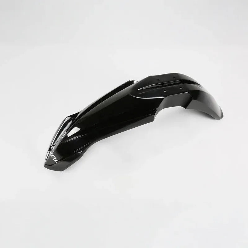 UFO Plast PLASTIC FRONT FENDER, BLK/BLK