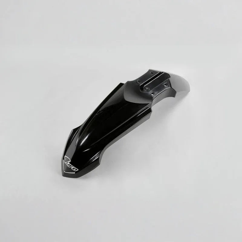UFO Plast PLASTIC FRONT FENDER, BLK/BLK