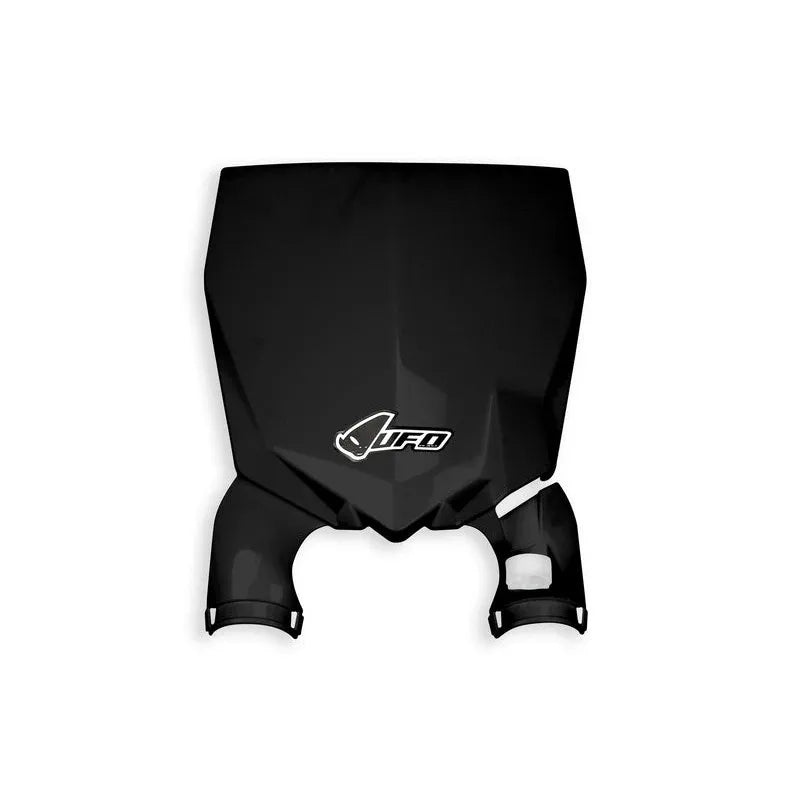 UFO Plast PLASTIC FRONT PLATE, BLK/BLK