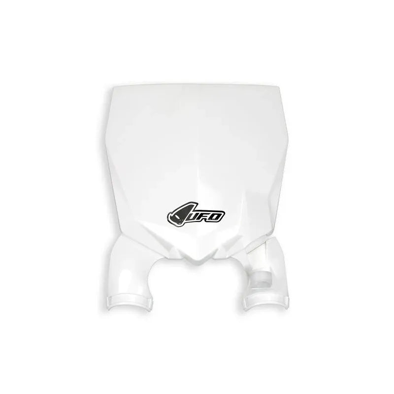UFO Plast PLASTIC FRONT PLATE, WHT/WHT