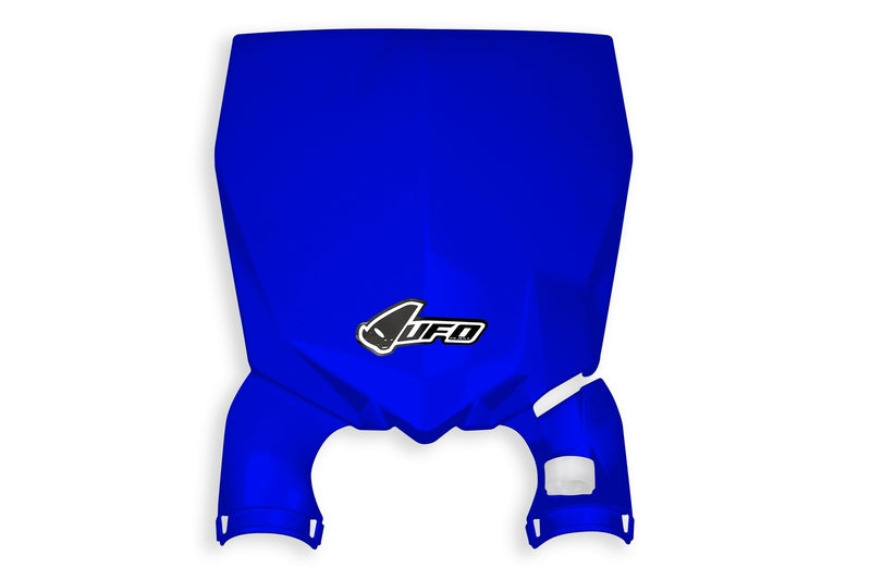 UFO Plast PLASTIC FRONT PLATE, BLUE/BLUE