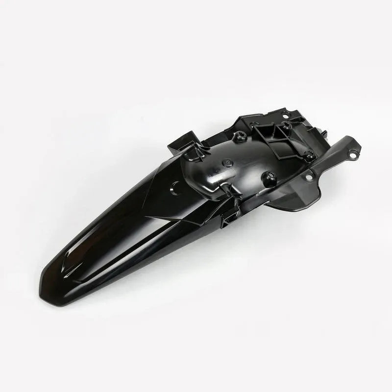 UFO Plast PLASTIC REAR FENDER, BLK/BLK