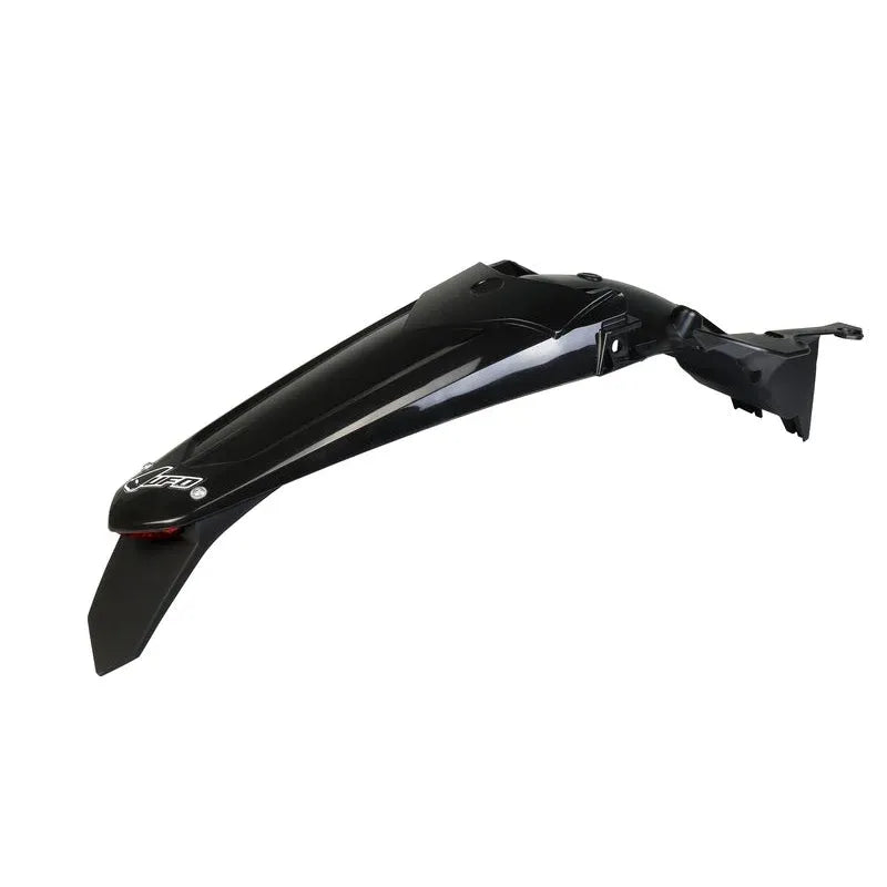 UFO Plast PLASTIC REAR FENDER, BLK/BLK