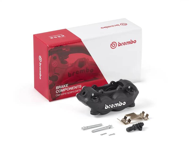 Brembo P4 Front Left Brake Caliper Black Ø32mm
