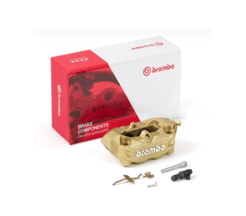 Brembo M4 Front Left Brake Caliper Gold Ø32mm