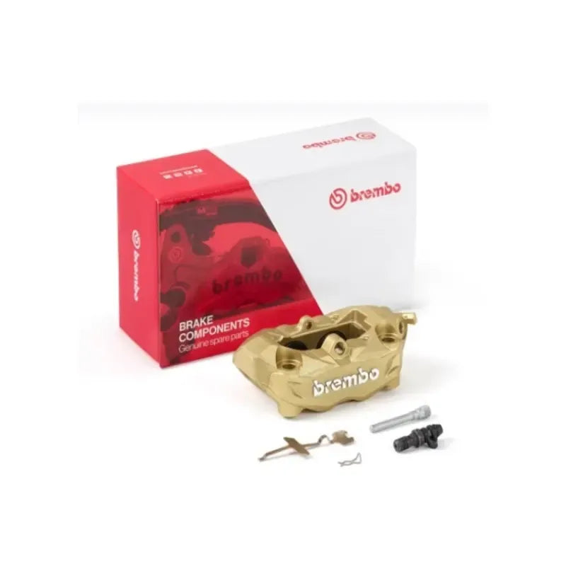 Brembo M4 Front Left Brake Caliper Gold Ø32mm