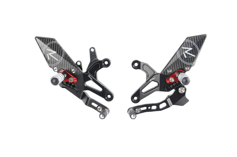 LIGHTECH Racing Adjustable/Foldable Rearset Reverse Shifting