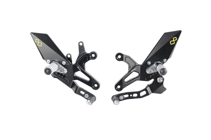 LIGHTECH Foldable/Adjustable Rearset Reverse Shifting