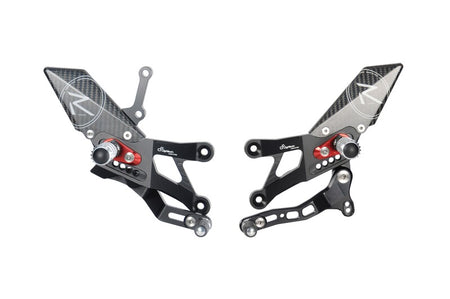 LighTech Racing Adjustable/Foldable Rearset Standard Shifting