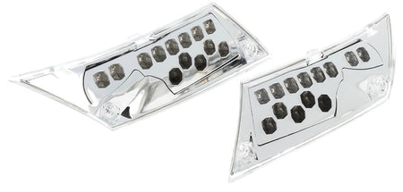 V PARTS OEM LED Type Indicators Chrome Piaggio Zip 50