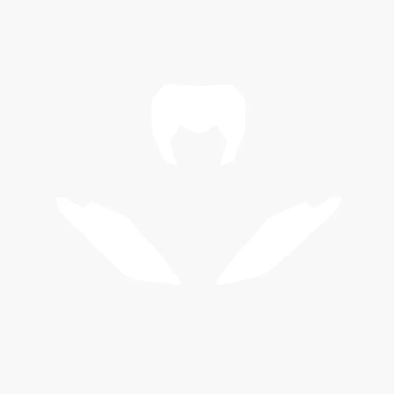 BLACKBIRD Plate Stickers White Fantic XX