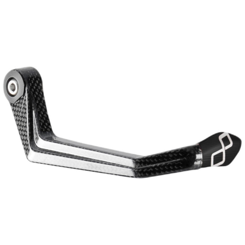 LighTech Brake Lever Guard - Glossy Carbon 132mm Black End