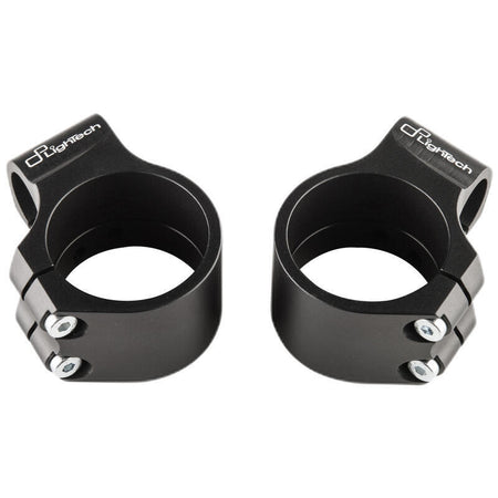 LighTech Clip-ons Ø55 Height +0mm/Offset +40mm/10° Black