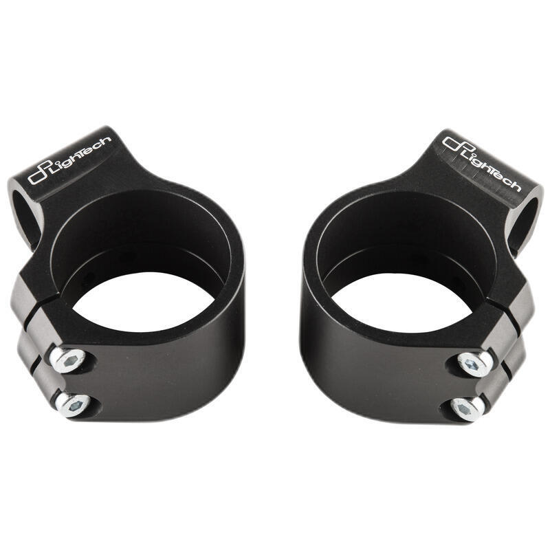LIGHTECH Clip-ons Ø55 Height +0mm/Offset +40mm/10° Black