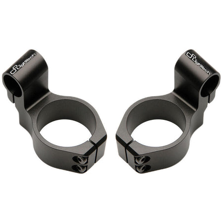 LighTech Clip-On Clamps Ø47mm Height +20mm Offset +40mm/10° Black