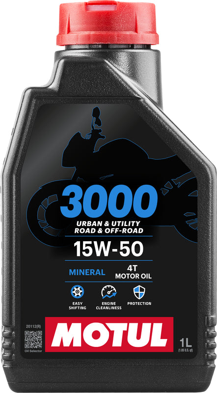 Motul 3000 4T Motor Oil 15W50