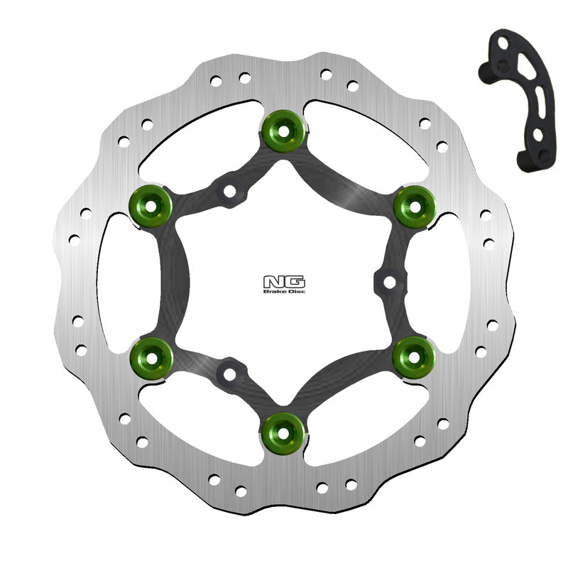 NG BRAKES Wave Floating Oversized Brake Disc Kit