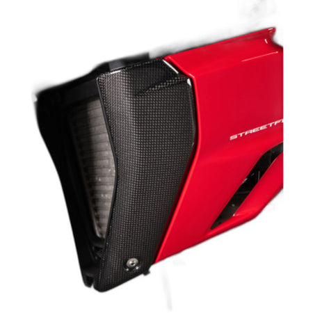 LighTech Lower Side Cooler Cover Carbon