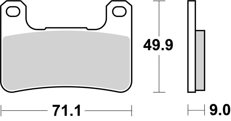 Brembo Brake Pads TYPE 07SU27 SR Sinter - Sport