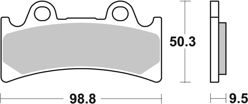 Brembo Brake Pads TYPE 07YA32 SR Sinter - Sport