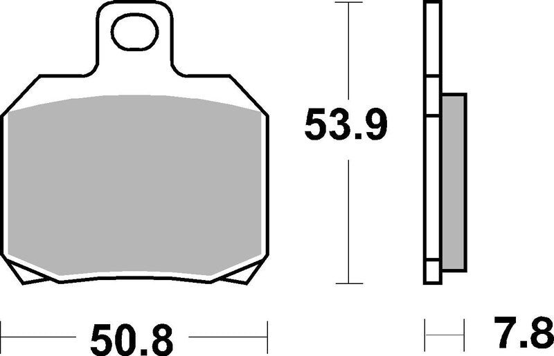Brembo Road Carbon Ceramic Brake Pads - 07BB20CC
