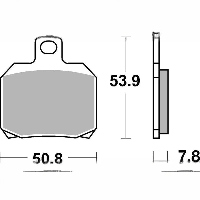 Brembo Road Carbon Ceramic Brake Pads - 07BB20CC