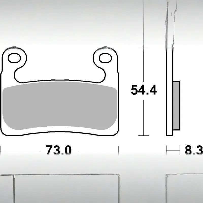 Brembo Racing Carbon Ceramic Brake Pads - 07GR90RC