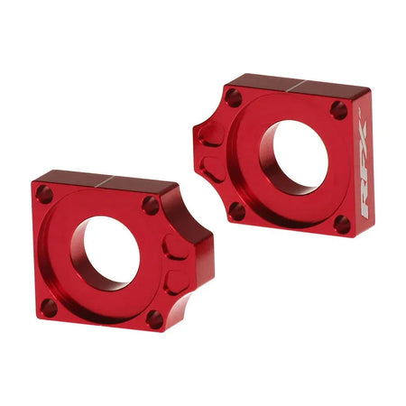 RFX Pro 2 Rear Axle Adjuster Blocks - Red