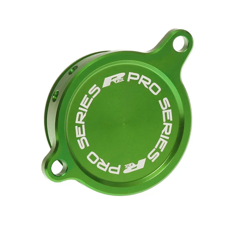 RFX PRO OIL FILTER COVER, GRN | Femon Parts