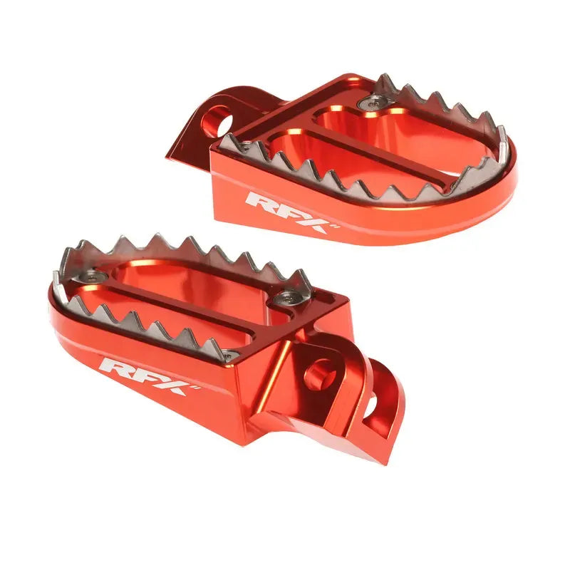 RFX Pro Series 2 Footrests (Orange) - KTM SX 85-105 | Femon Parts