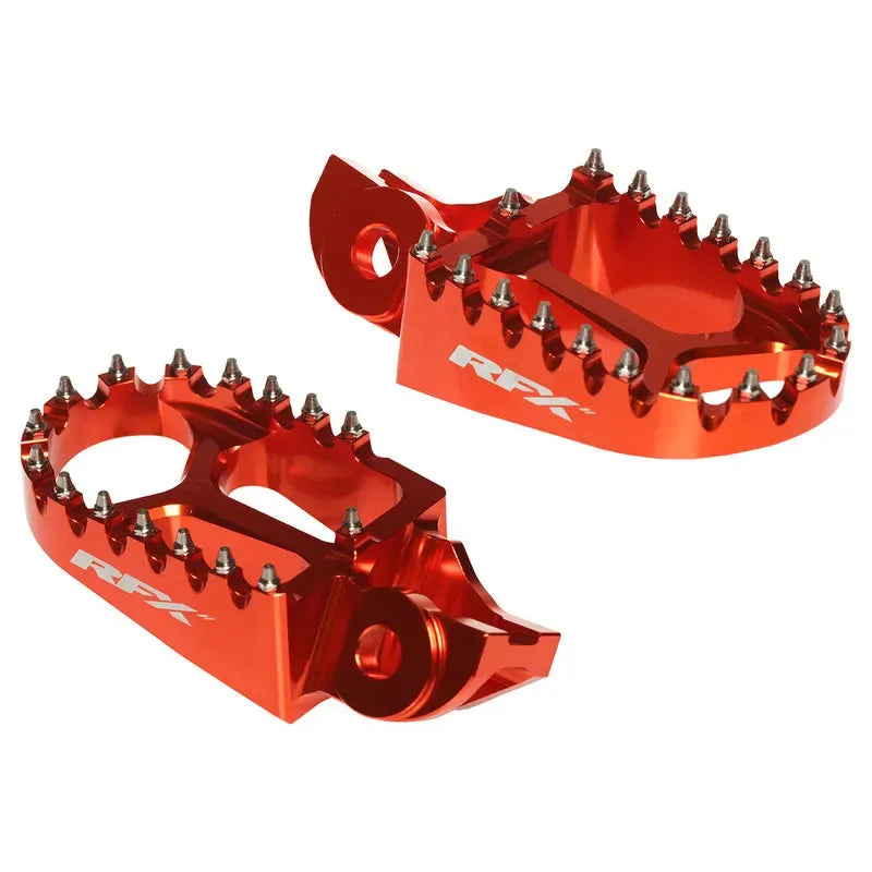 RFX Pro Footrests - orange | Femon Parts