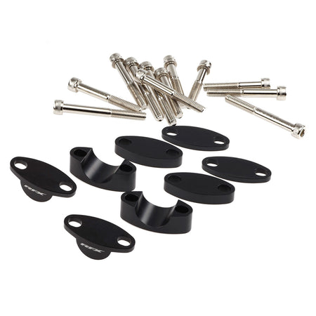 RFX RACE HANDLEBAR RISER KIT 28.6MM, BLK | Femon Parts