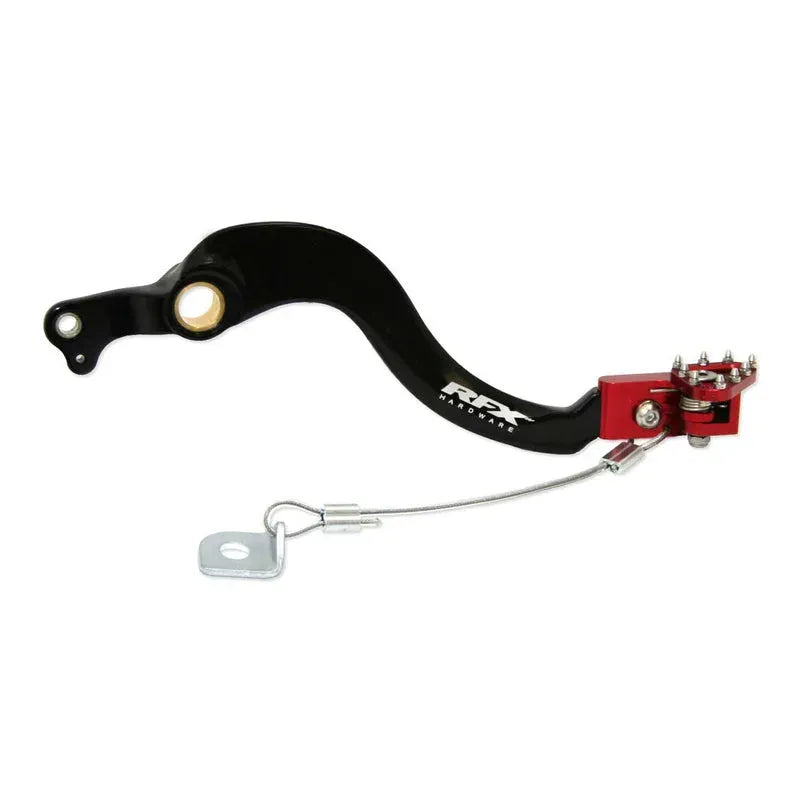 RFX PRO FLEXI-TIP BRAKE PEDAL, BLK/RED | Femon Parts