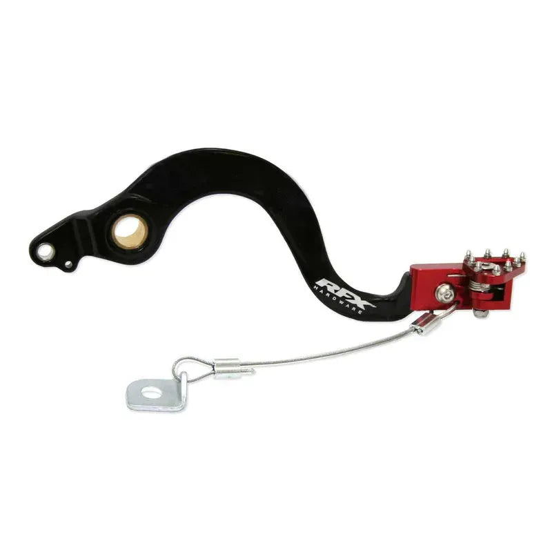 RFX PRO FLEXI-TIP BRAKE PEDAL, BLK/RED | Femon Parts