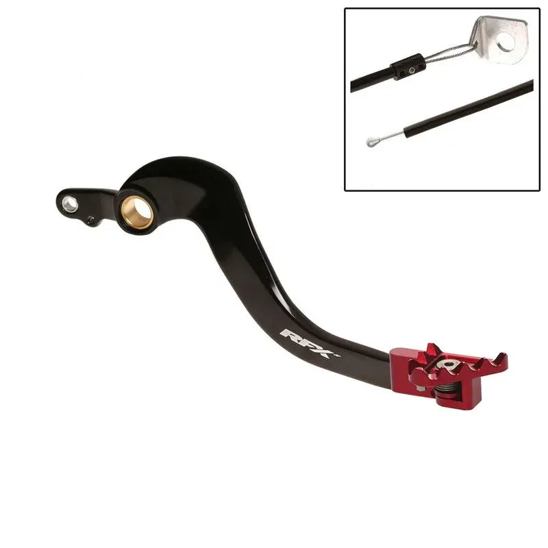 RFX PRO FLEXI-TIP BRAKE PEDAL, BLK/RED | Femon Parts